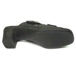 Slipper op hak zwart 149550 Vital